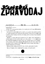 Titulní strana Kyjského zpravodaje 10/1963 