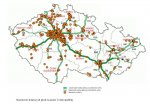 Rozmístění skladových ploch na území České republiky
