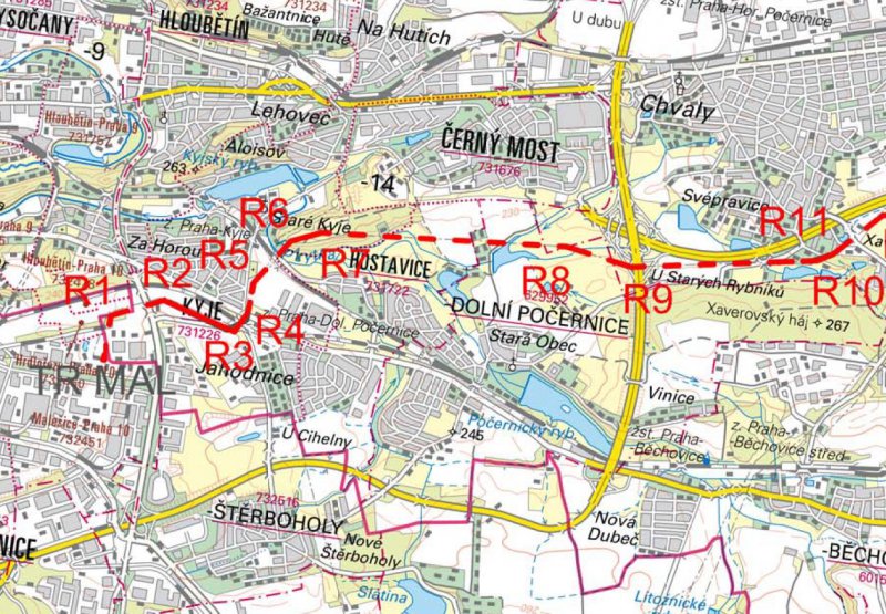 Přestavba stávajícího dvojitého vedení o napěťové hladině 220 kV na dvojité vedení o napěťové hladině 400 kV v úseku od rozvodny Malešice, přes suchý poldr a vrch Čihadla, do rozvodny 420 kV Čechy Střed (okres Praha - východ) Přestavba stávajícího dvojitého vedení o napěťové hladině 220 kV na dvojité vedení o napěťové hladině 400 kV v úseku od rozvodny Malešice, přes suchý poldr a vrch Čihadla, do rozvodny 420 kV Čechy Střed (okres Praha - východ)